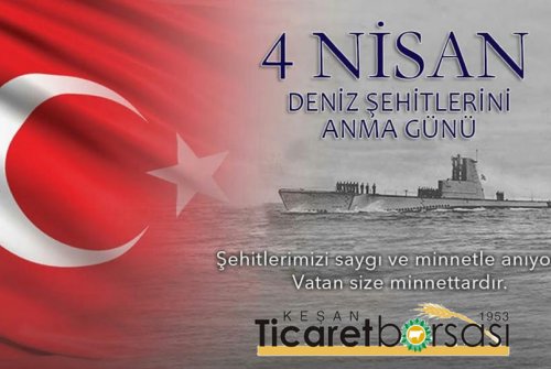 "4 Ni̇san Deni̇z Şehi̇tleri̇mi̇zi̇n Ruhları Şad Olsun"