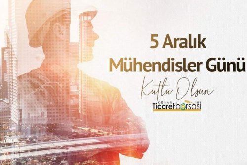 5 Aralık Dünya Mühendisler Günü Kutlu Olsun.