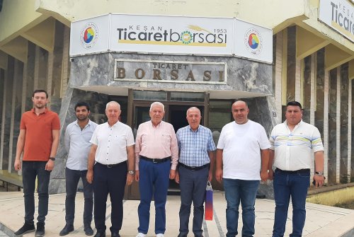 Edi̇rne Ti̇caret Ve Sanayi̇ Odasından Borsamıza Zi̇yaret