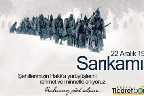 Sarıkamış Harekatı’nın 109’Ncu Yıl Dönümünde Vatan İçin Canlarını Feda Eden Kahraman Şehitlerimizi Rahmet, Minnet Ve Saygıyla Anıyoruz.