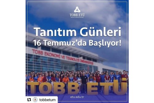 Tanıtım Günlerimiz 16 Temmuz’da Başlıyor!