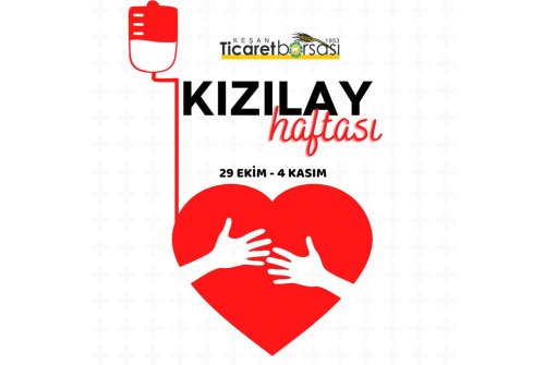 Türk Kızılay Haftası 29 Eki̇m - 4 Kasım