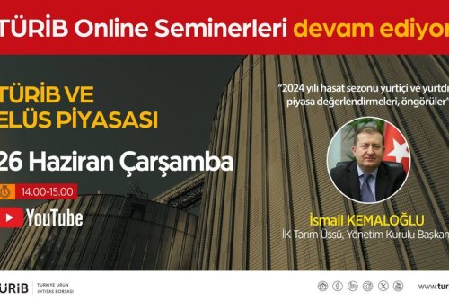 Türkiye Ürün İ̇htisas Borsası Elektronik Ürün Senedi (Elüs) Piyasası’nın Bu Ayki Seminer Konuğu: